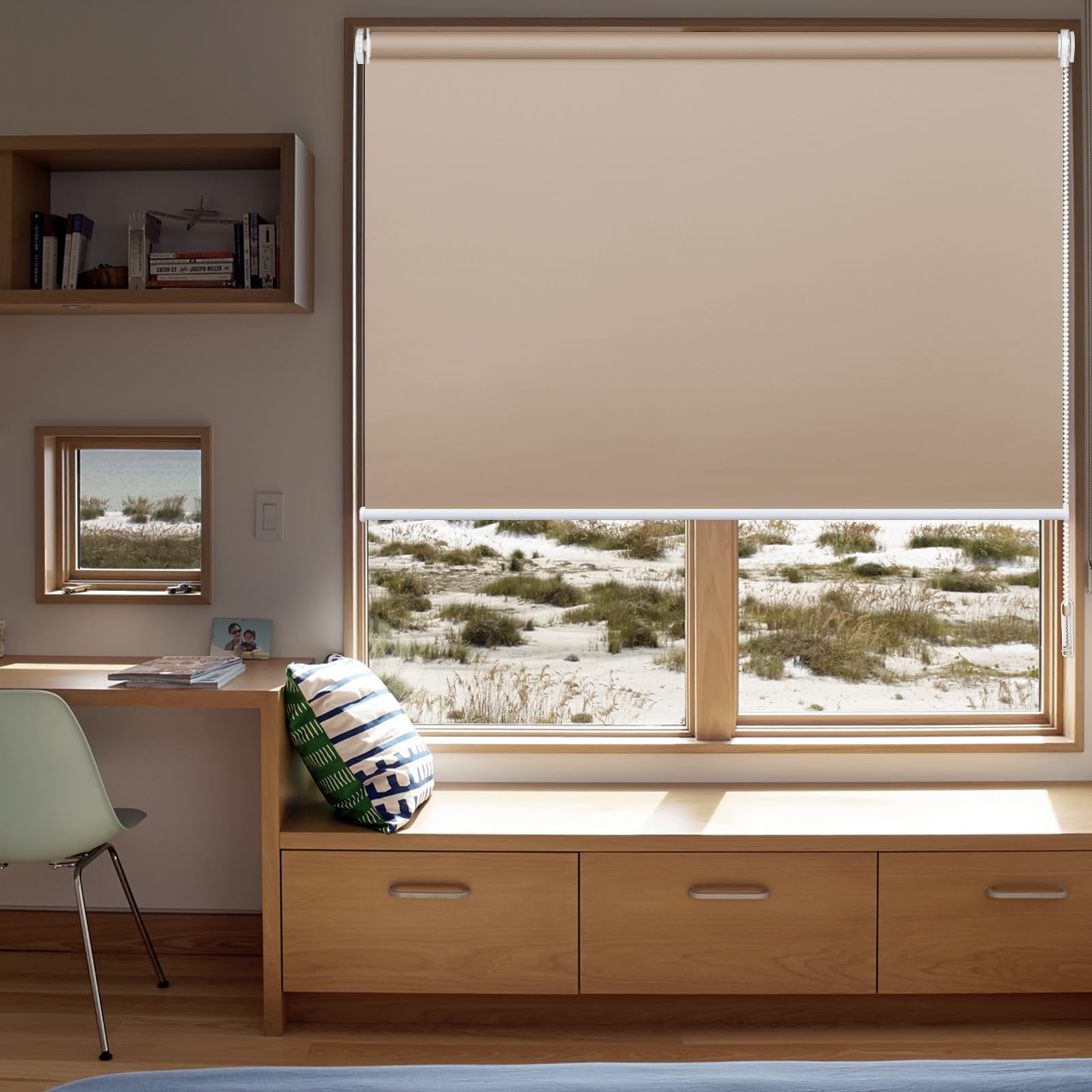 Amazon｜HOMEDEMOロールスクリーン ロールカーテン つっぱり式